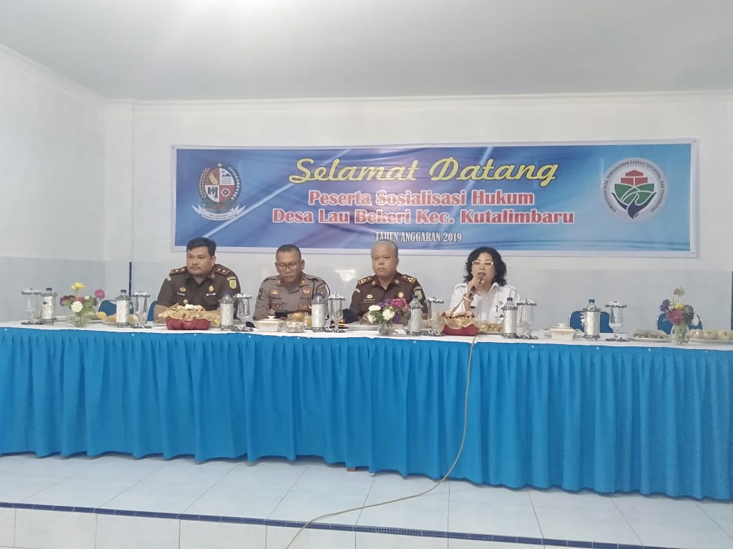 Road Show Kejaksaan Negeri Deli Serdang, Dalam Rangka Program e-Jaga desa di Desa Lau Bakeri Kec. Kutalimbaru Kab. Deli Serdang.