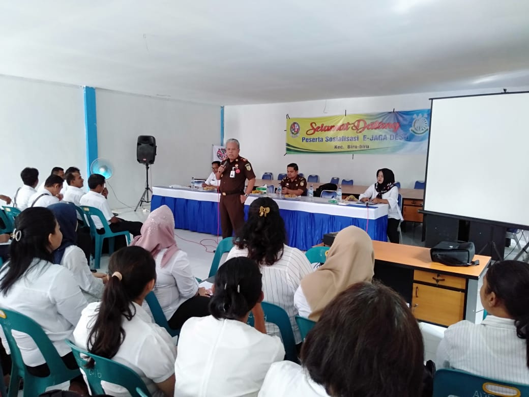 “ROAD SHOW “ Kejaksaan Negeri Deli Serdang tentang Sosialisasi Program e- JAGA DESA (JAKSA GARDA DESA) Di Kecamatan Biru - Biru Desa Sarilaba Jahe Kab. Deli Serdang