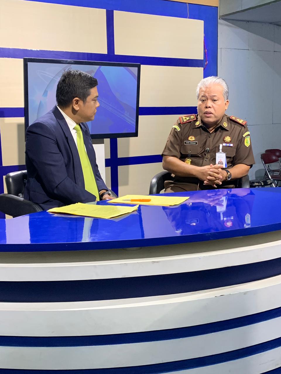 SOSIALISASI E-JAGADESA MELALUI STASIUN TELEVISI TVRI SUMATERA UTARA